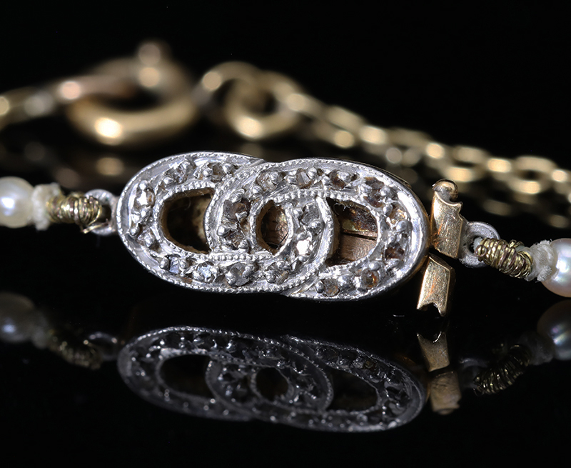 Antique Gallery Soleil アンティークジュエリー / 鑑定書付き 5mm珠